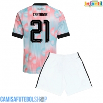 Camisa de time de futebol Bélgica Timothy Castagne #21 Replicas 2º Equipamento Infantil Mundo 2026 Manga Curta (+ Calças curtas)